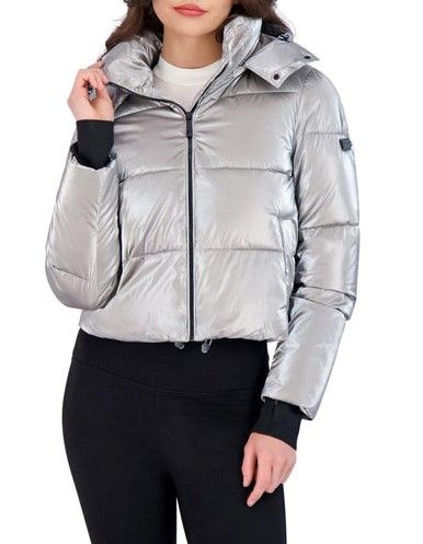 Ted Lasso S03 Juno Temple Silver Puffer Jacket