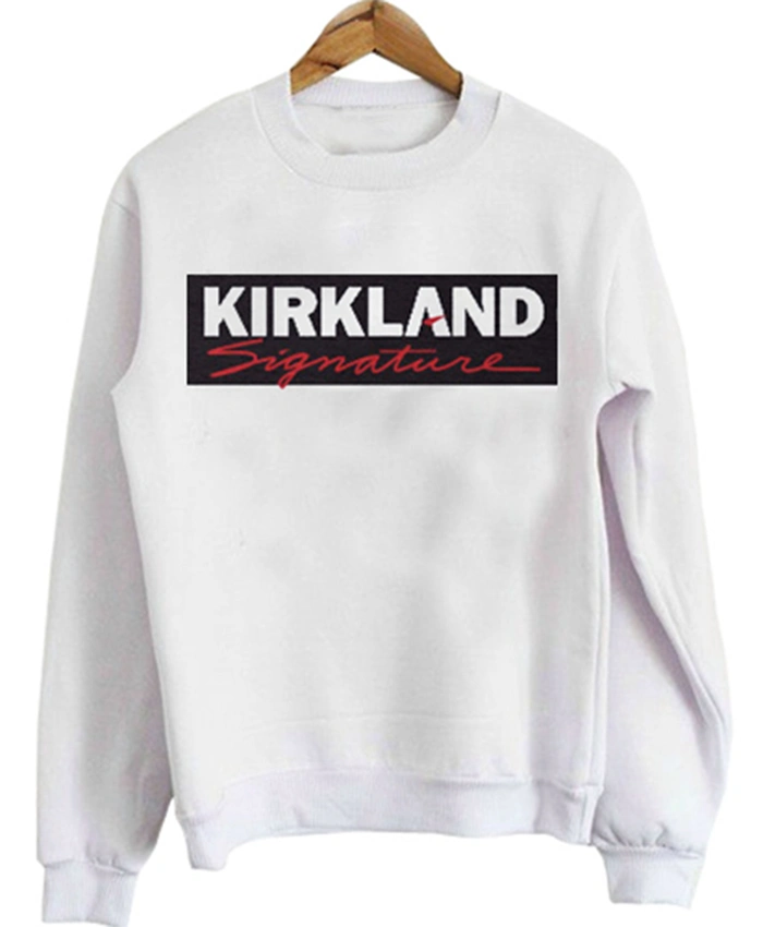 Kirkland Signature Ladiesâ€ Crew Pullover (Medium, Dark Gray) at   Women's Clothing store