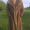 Laurie Vintage Mink Fur Light Bown Coat