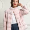 Leticia Mink Fur Pink Jacket