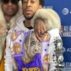 Ludacris Lakers Printed Pullover Hoodie