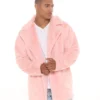 Oren Mink Fur Pink Coat