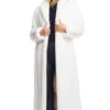 Paula Mink Fur White Long Coat