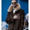 Ted Lasso S03 Maximilian Osinski Faux Fur Coat