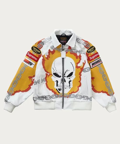 Supreme Ghost Rider Leather Jacket