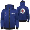 Amy Rice Los Angeles Clippers Blue Hooded Jacket