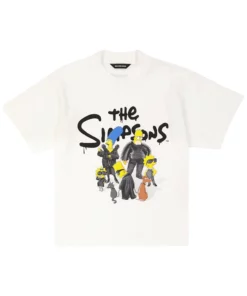 Balenciaga Simpsons White T Shirt