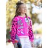 Barbie See the Good Girls' Pink Bomber Jacket