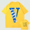 Blue And Yellow Vlone Cotton Shirt