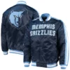 Ethan Kunze Memphis Grizzlies Full-Snap Satin Jacket