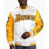 Evan Veum Los Angeles Lakers Full-Snap Satin Jacket