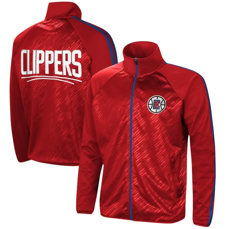 Toni Conn Los Angeles Clippers Red Bomber Jacket - William Jacket