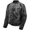 Icon Hooligan 2 Etched Motorcycle Jacket For Men