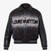 J-Hope X Louis Vuitton Black Varsity Jacket
