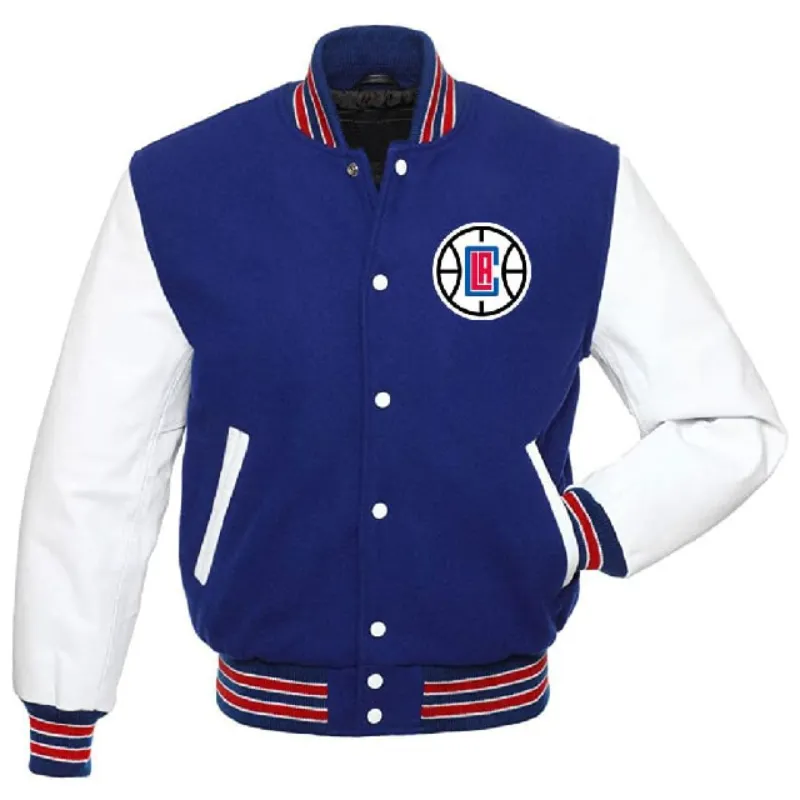 Lila Funk Los Angeles Clippers Wool Varsity Jacket - William Jacket