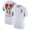 Lyda Kozey Miami Heat White Printed Shirt