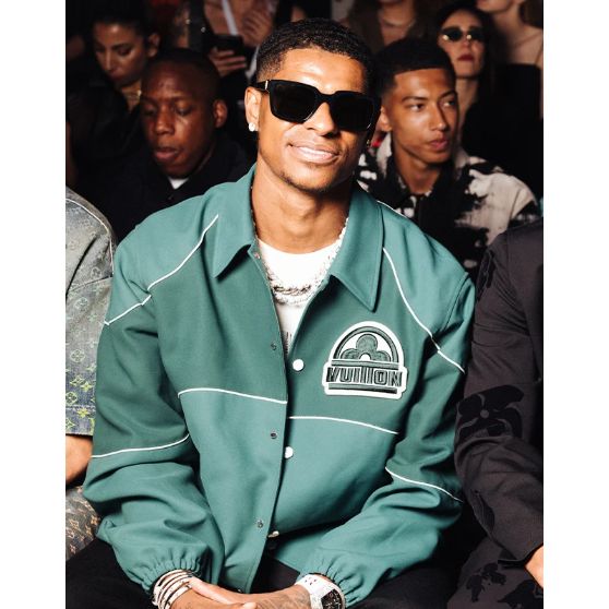 Marcus Rashford Louis Vuitton Green Jacket