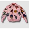 NBA Collage Vegan Leather Jacket
