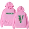 Pink Vlone Hoodie For Men and Women