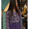 Raven’s Home S06 Ivy Chen Butterfly Print Sweatshirt