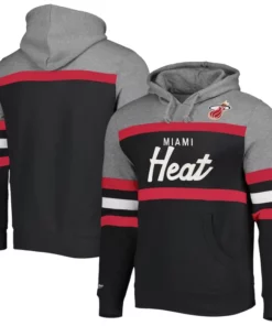 black miami heat hoodie