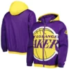 Stan Ward Los Angeles Lakers Purple Hooded Jacket