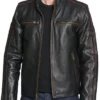 Black Rivet Leather Jacket