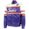 Bret Phoenix Suns Satin Varsity Jacket