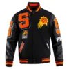 Carroll Phoenix Suns Black Varsity Jacket