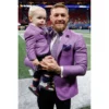 Conor McGregor Purple Suit