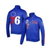Cortez Philadelphia 76ers Blue Track Jacket