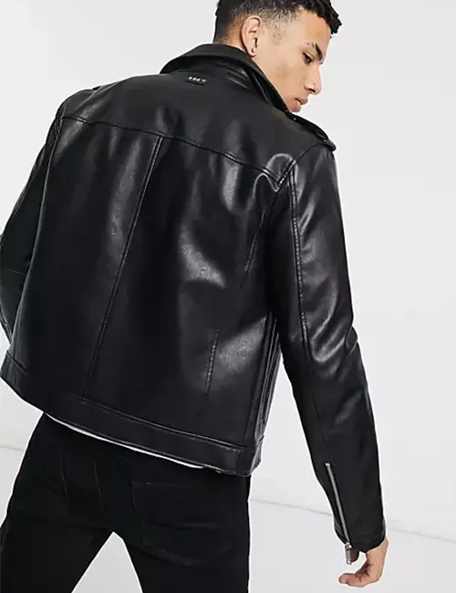 Dkny Mens Faux Leather Jacket Store | website.jkuat.ac.ke