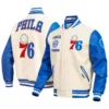 Ledner Philadelphia 76ers Retro Bomber Jacket