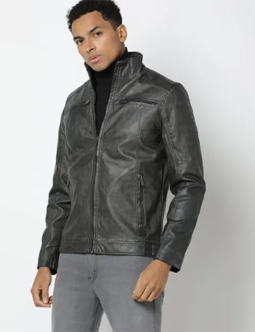 Lee Cooper Leather Jacket On Sale For Men And Women - William Jacket