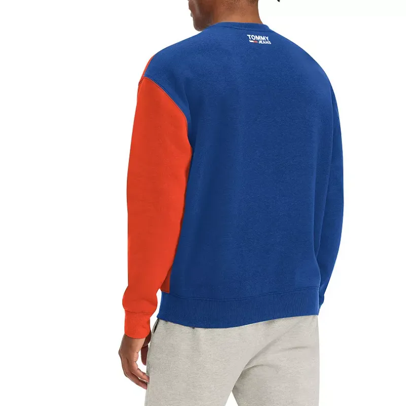 New York Knicks Fanatics Branded Letterman Fleece Crew Neck Sweatshirt -  Black