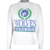 Norma Minnesota Timberwolves White Sweatshirt
