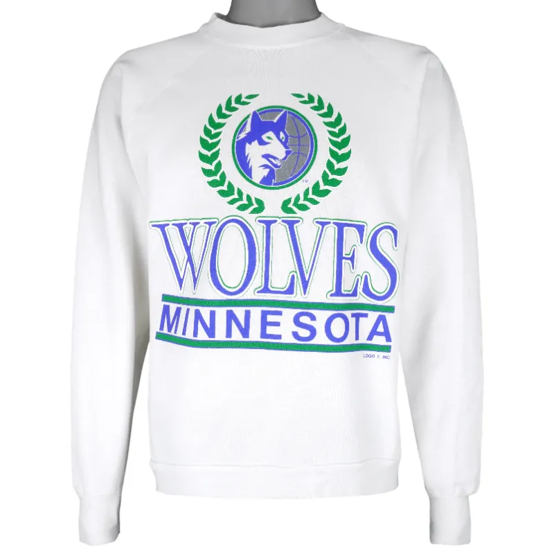 Minnesota Timberwolves Fleece Leather Jacket