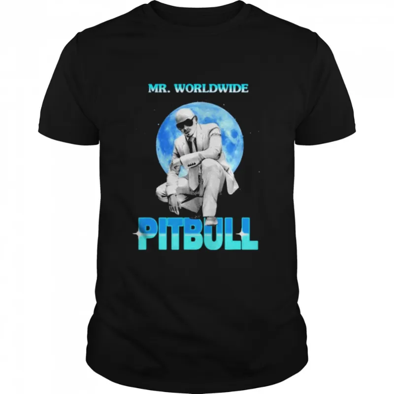 pitbull t shirt mr worldwide