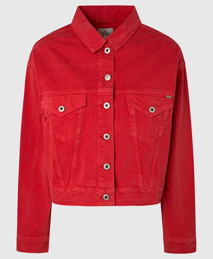 Multiple Styles Red Denim Jacket For Sale - William Jacket