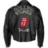Rolling Stones Leather Jacket Back