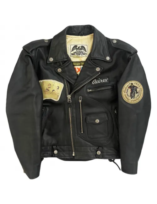 Avirex Leather Motorcycle Jacket - William Jacket