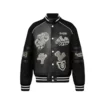 Black Louis Vuitton Varsity Jacket