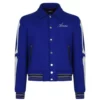 Blue Amiri Varsity Jacket