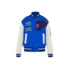 Blue Lv Varsity Jacket
