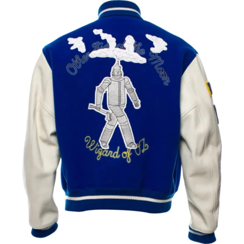 Blue Lv Varsity Jacket - William Jacket
