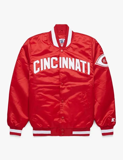 Cincinnati Reds Satin Jacket - William Jacket