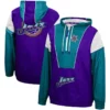 Clark Utah Jazz Quarter-Zip Pullover Jacket