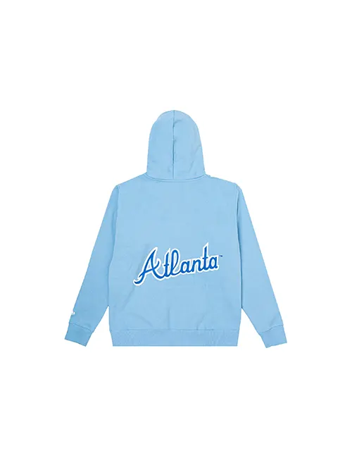 atlanta braves white hoodie
