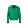 Green Amiri Varsity Jacket