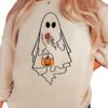 Halloween 2023 Ghost Crewneck Sweatshirt